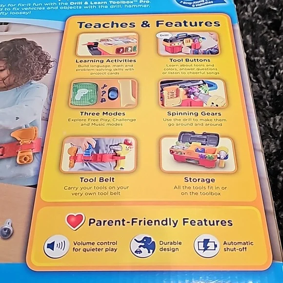 NWT Vtech Drill & Learn Toolbox - Picture 11 of 13